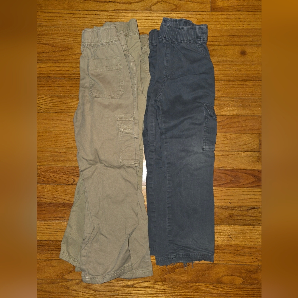 Childrens Place Boys Cargo Pants. Size 7. Lot Of 5 Pairs.